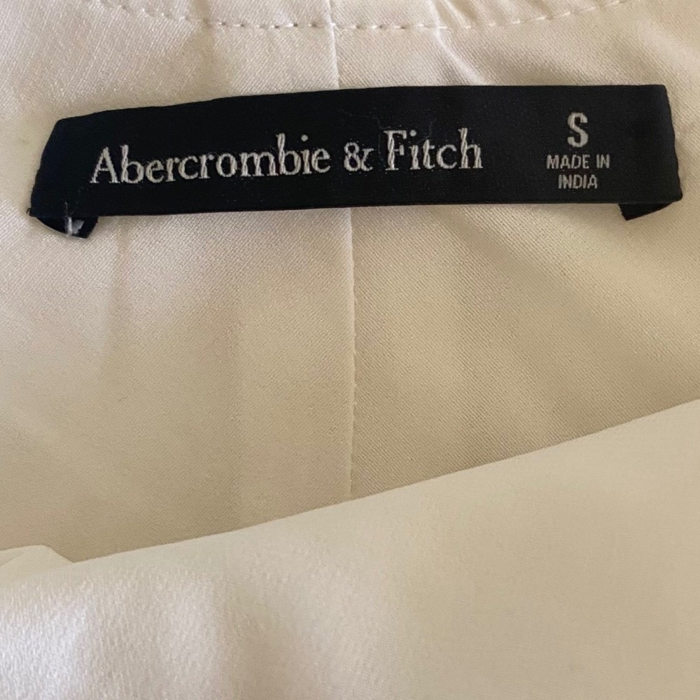 Abercrombie & Fitch White Sequin Floral Slip Mini Dress Small Cocktail Y2K Style - Picture 4 of 10